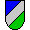 blau, silber, gr�n