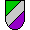gr�n, silber, violett
