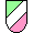 hellgr�n, wei�, rosa
